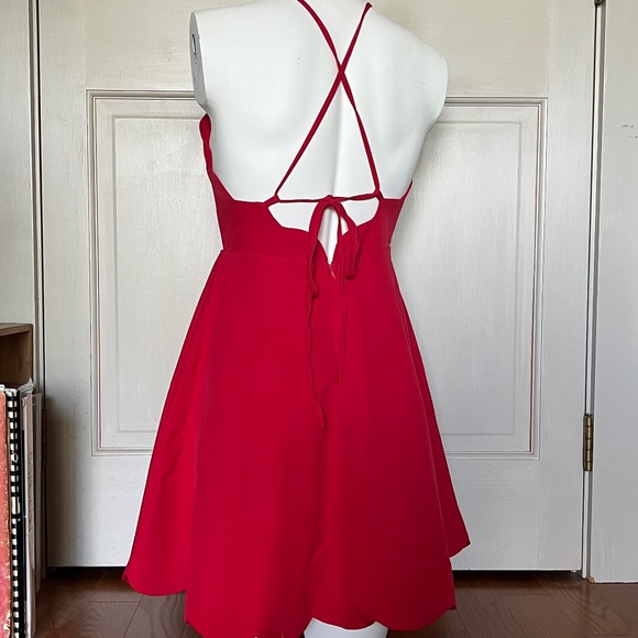 Like New LULUS Little Red Dress - Picture 3 of 7
